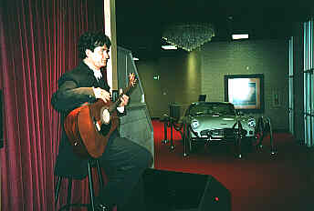 Johnny Cash Animatronic Figure and Jim Ed Brown's T-bird