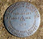 Higest Elevation in Arkansas, Certified by the Department of Interior