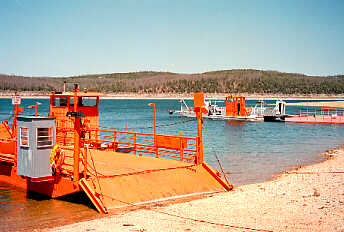 Peel's Ferry, south bank looking north